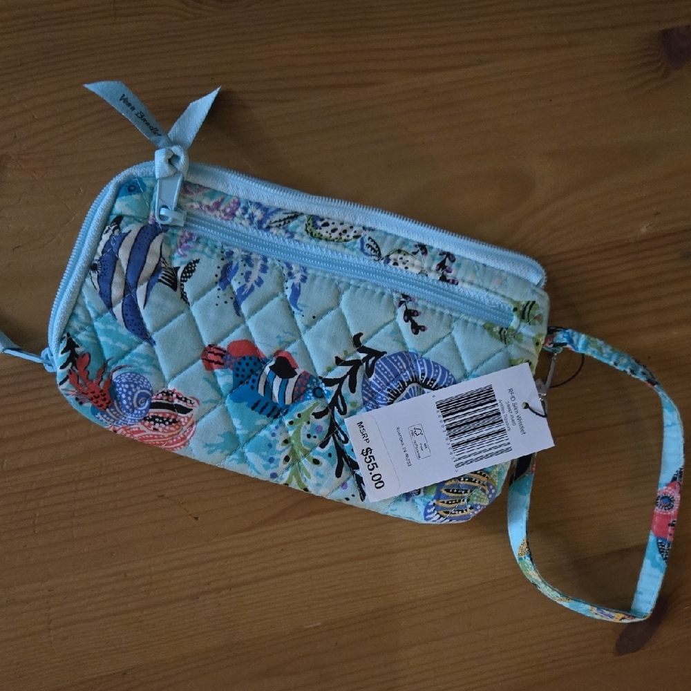 Vera Bradley "Antiles Treasure" RFID Wristlet